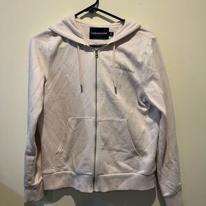 Calvin Klein Jeans Women's Light Pink Zip-Up Jacket